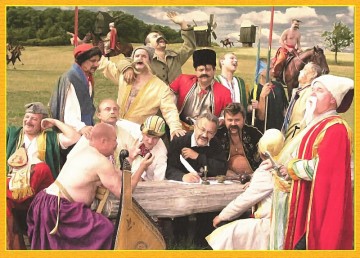 Чоловічий ансамбль «Запорізькі козаки» (Музей просто неба, Київ, Пирогів)