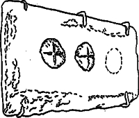 Рисунок 7. Євхаристійні хліби. Надгробна плита